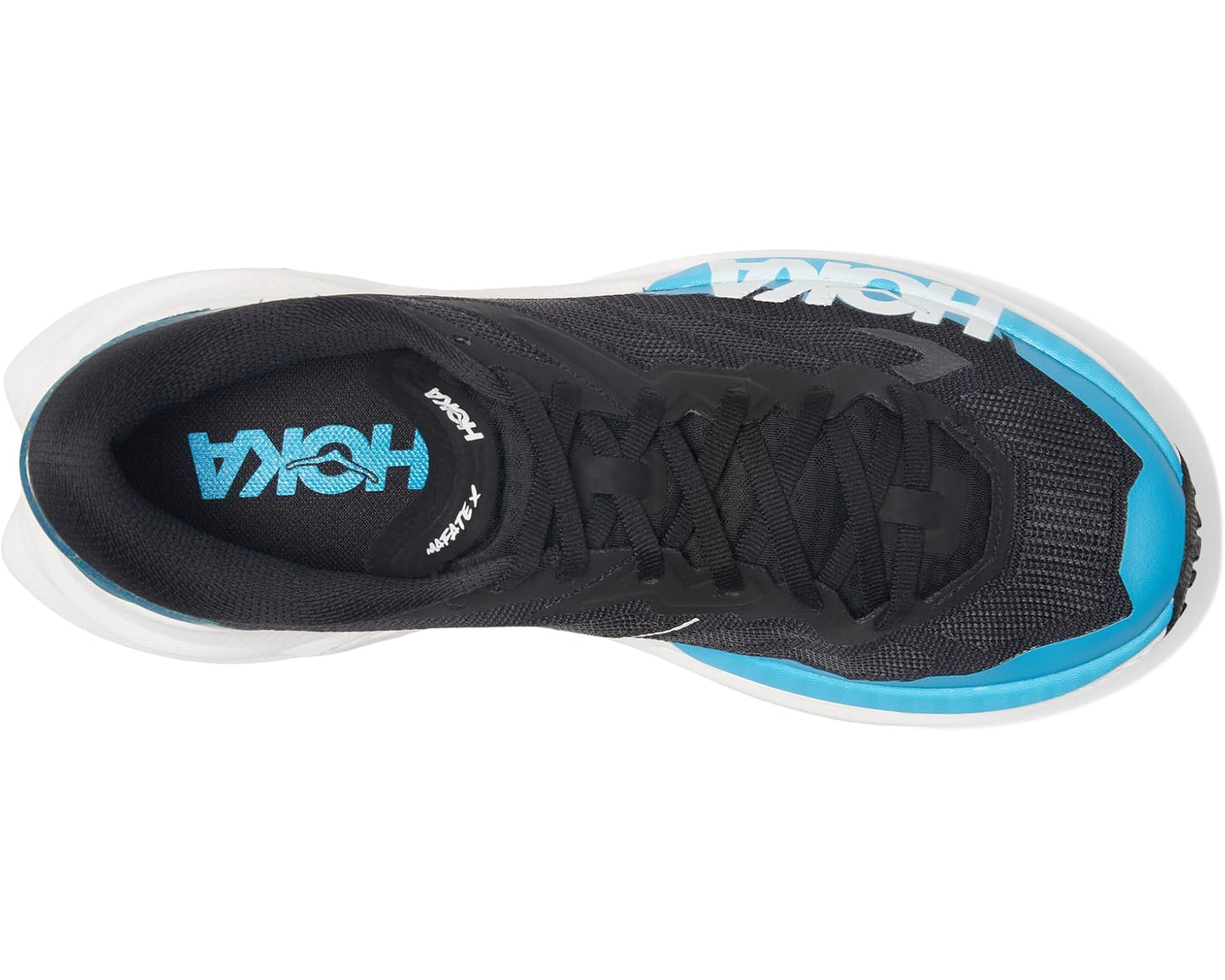 Men's Hoka Mafate X Black/Skyward Blue