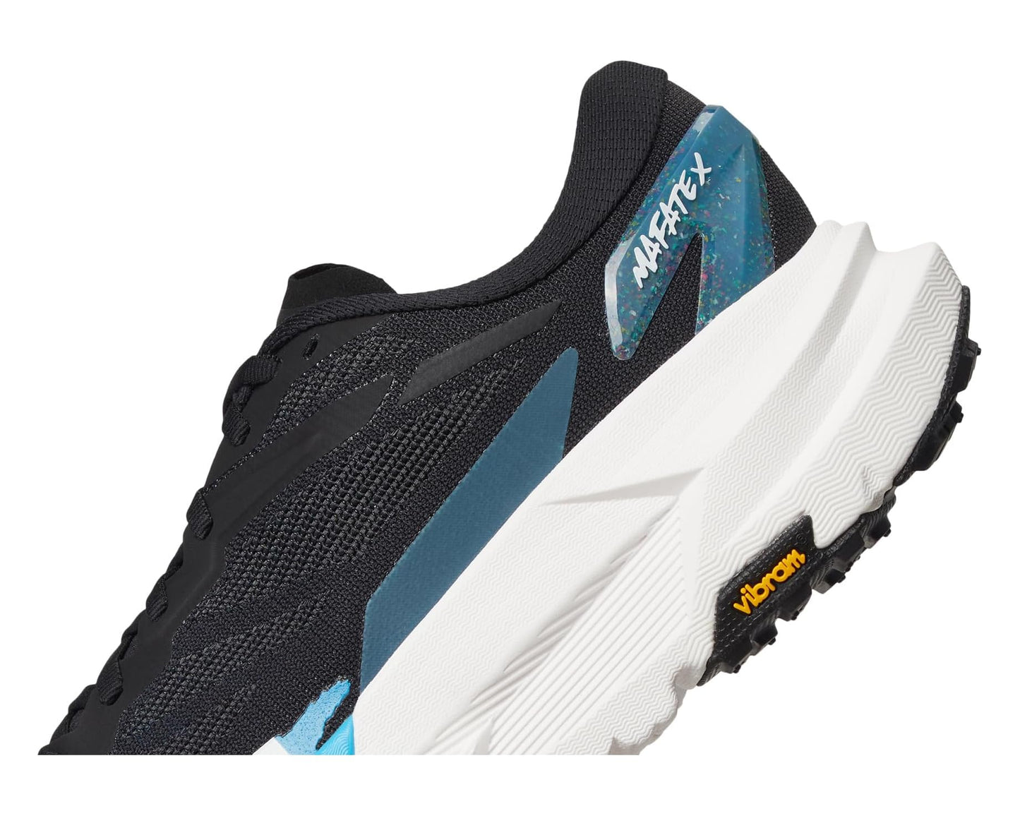 Men's Hoka Mafate X Black/Skyward Blue