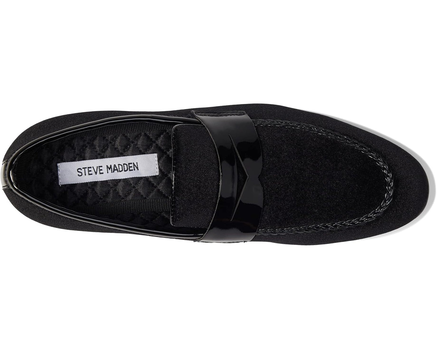 Men's Steve Madden Crescent Black Velvet