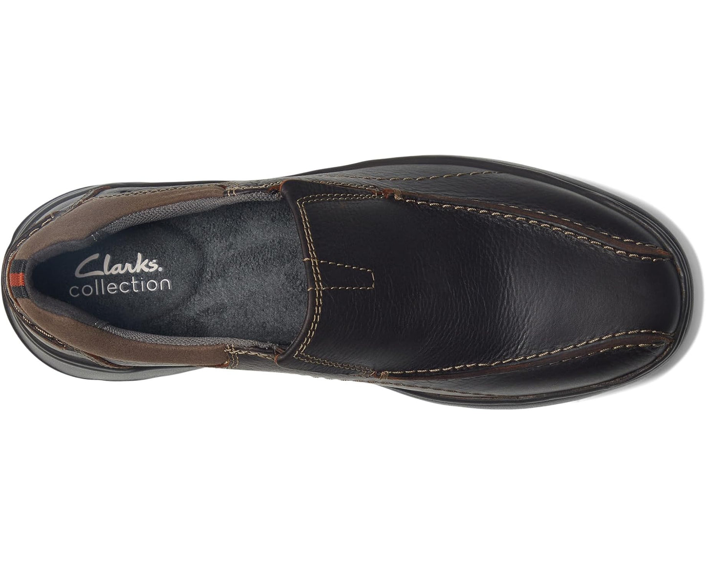 Men's Clarks Cotrell Step Brown Oily Leather