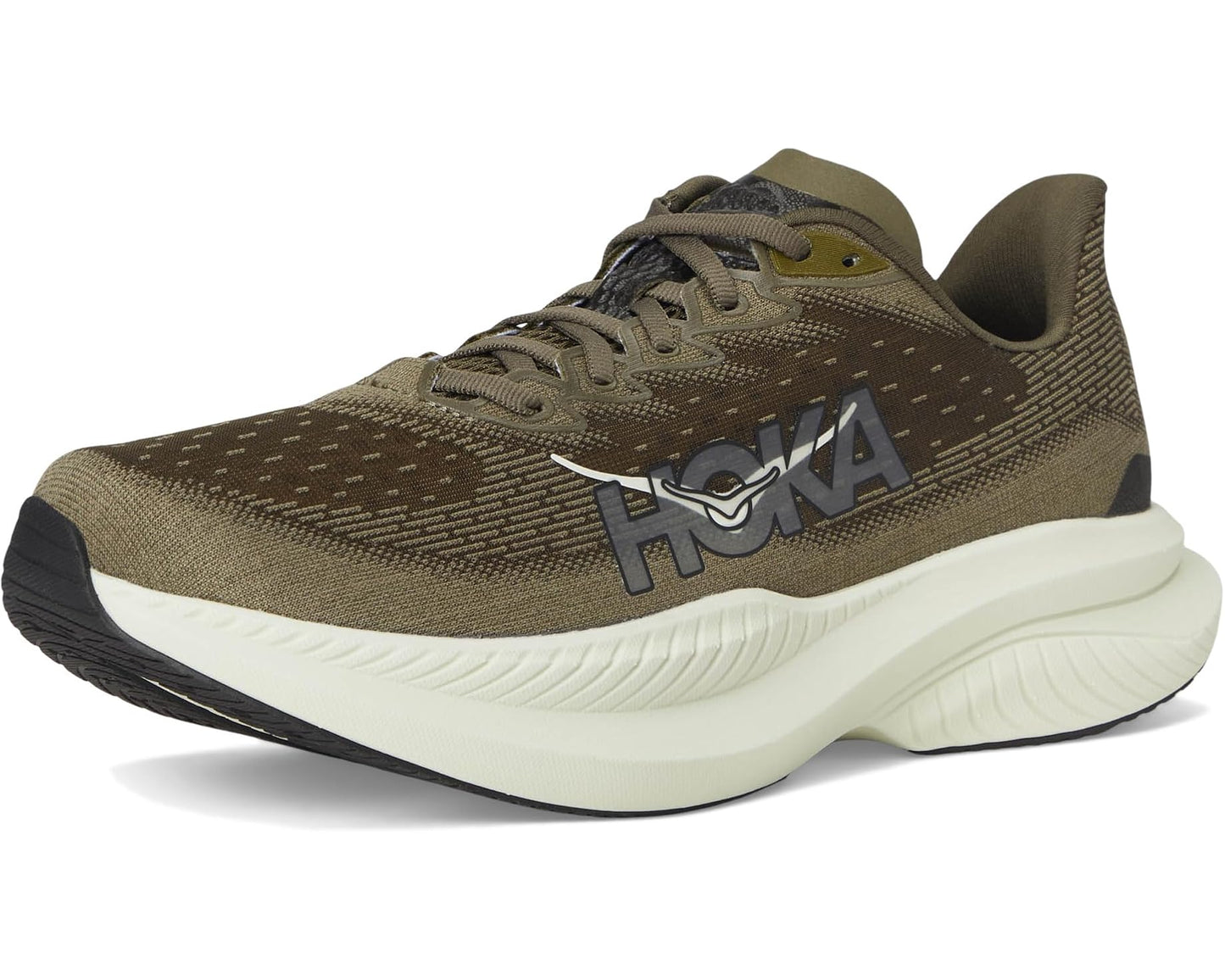 Men's Hoka Mach 6 Antique Olive/Truffle Salt