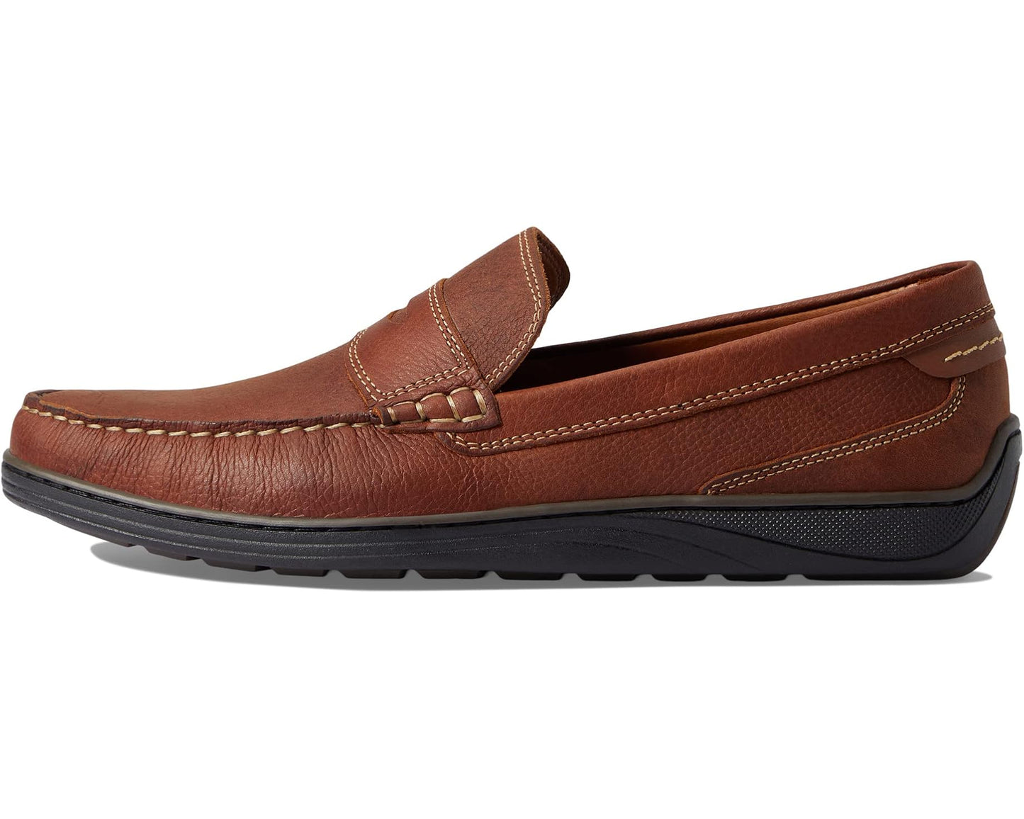Men's Johnston & Murphy Emmett Penny Dark Tan Full Grain
