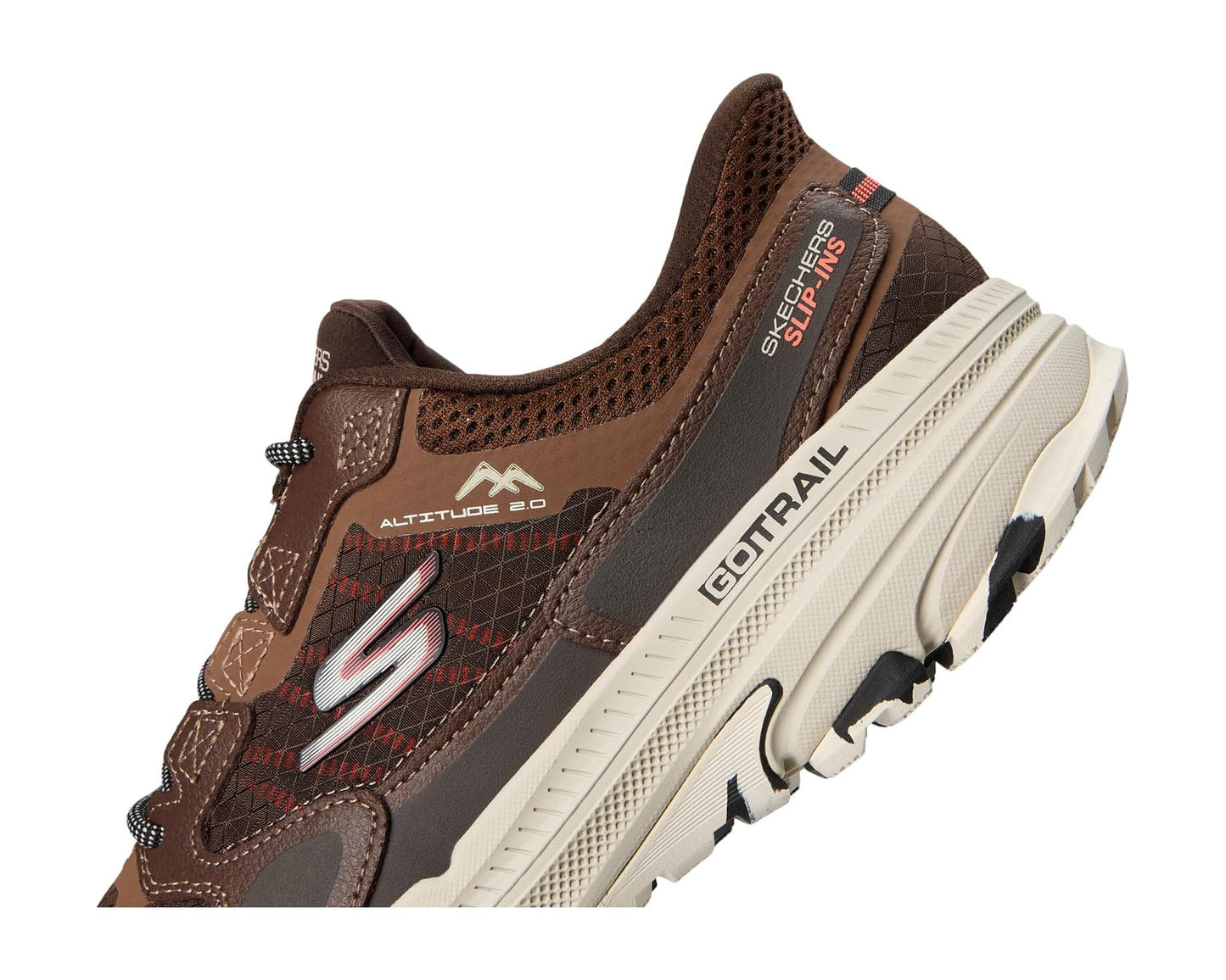 Men's SKECHERS Skechers Hands Free Slip-ins: Go Run Trail Altitude 2.0 Brown/Orange