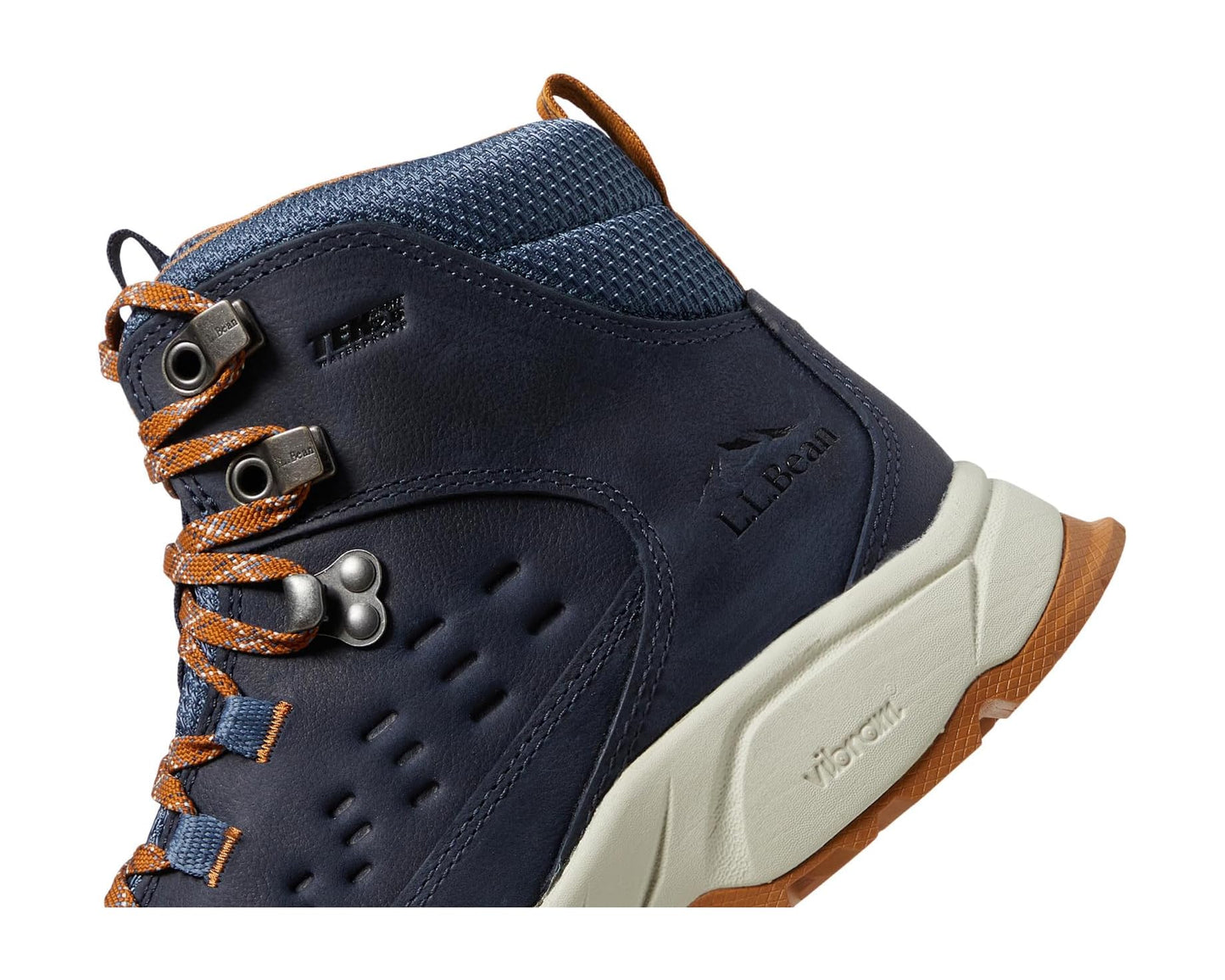Men's L.L.Bean Trailfinder Waterproof Hiker Mid Carbon Navy