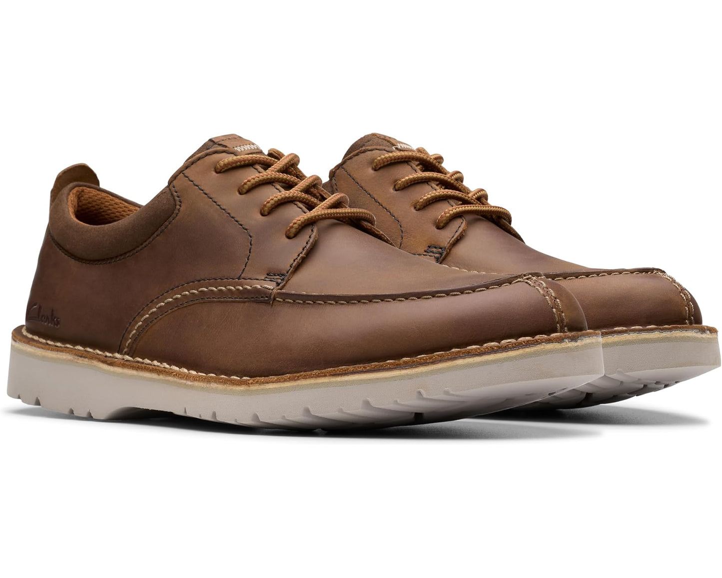 Men's Clarks Eastridge Moc Beeswax Leather