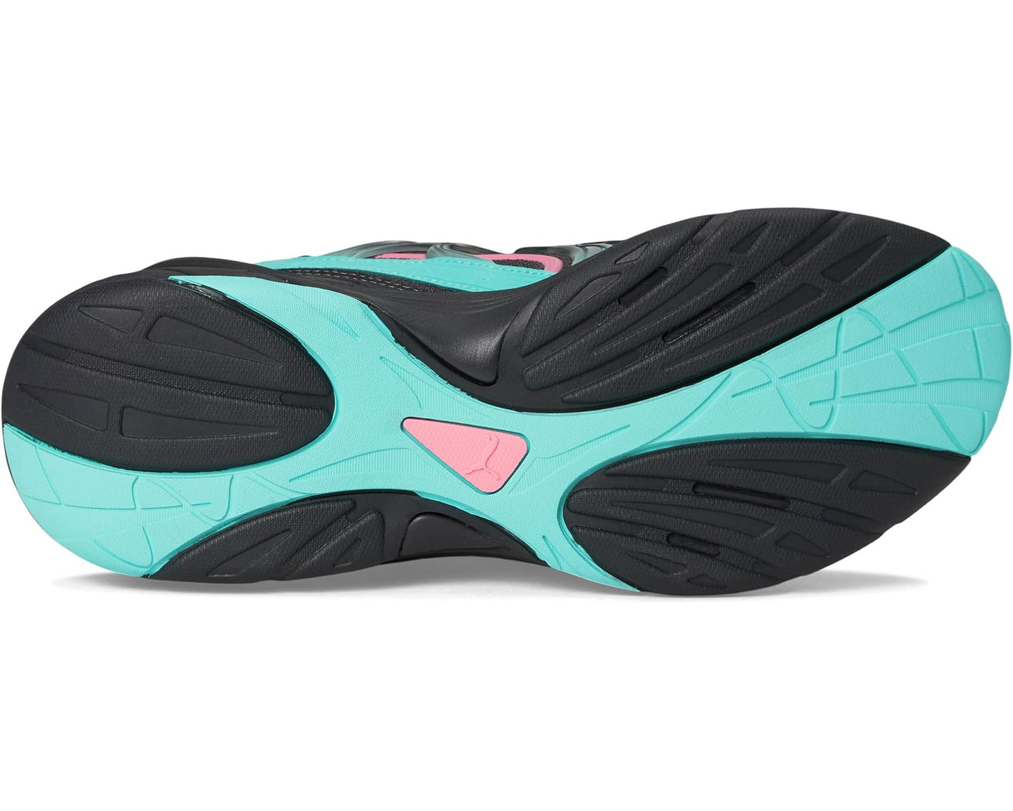 Men's PUMA F1 Inverse Shoes Flat Dark Gray-Aquatic