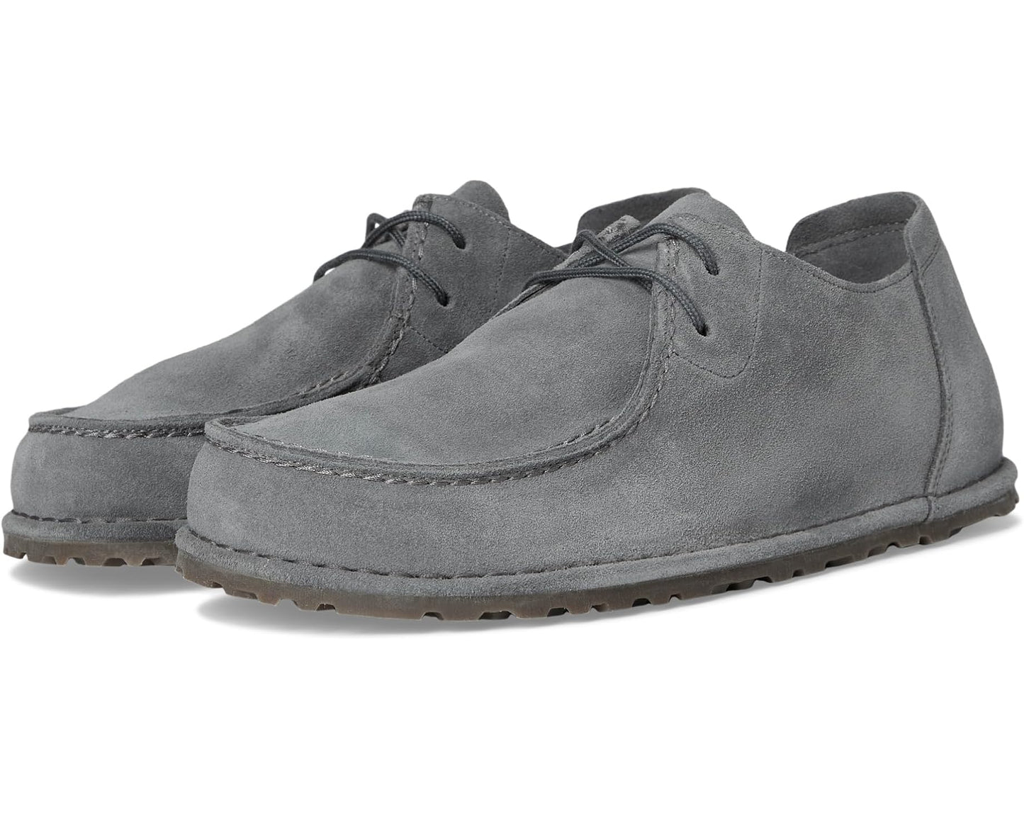 Men's Birkenstock Utti Lace Up - Suede Basalt Gray