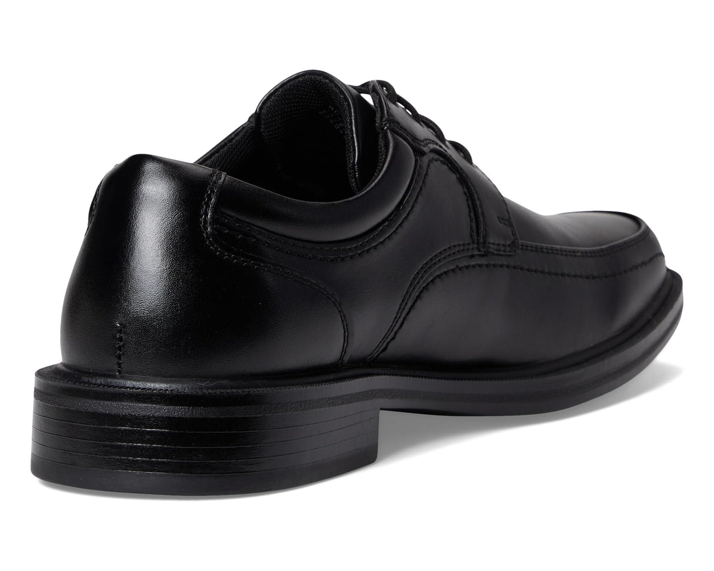 Men's Dockers Manvel Moc Toe Oxford Black Polished Full Grain