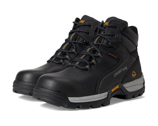 Men's Wolverine Tarmac Comp Toe 6 Boot Black