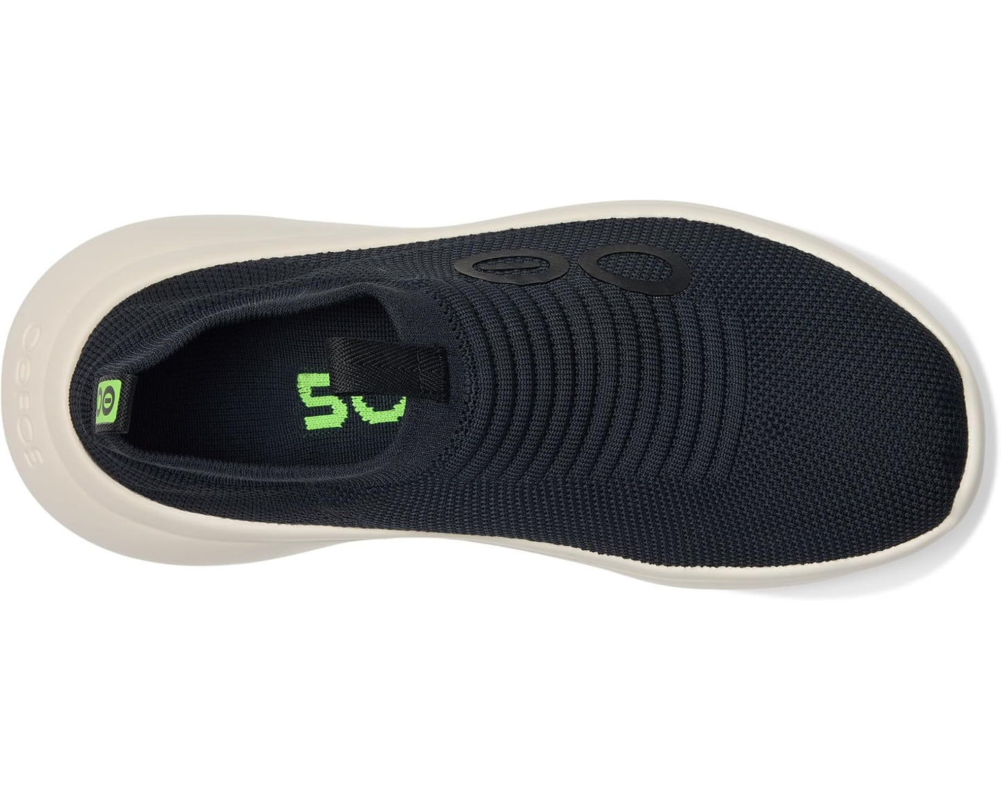 Men's OOFOS Oomy Zen Chalk/Black