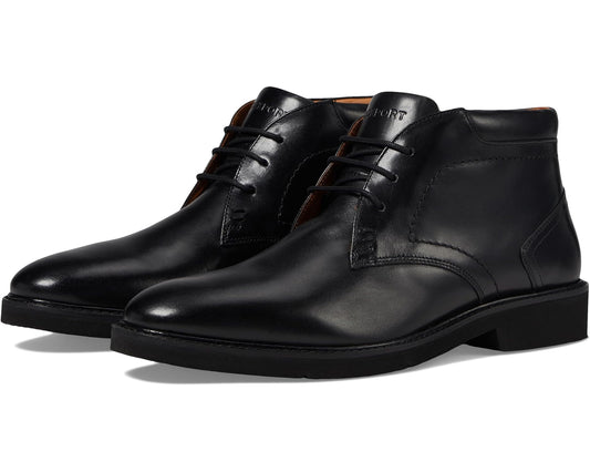 Men's Rockport Flynn Black Leather