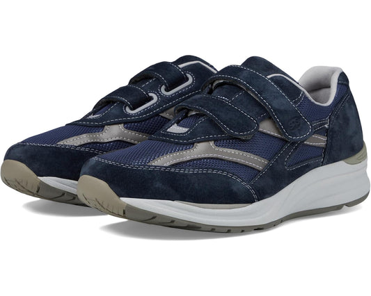 Men's SAS JV Mesh Adjustable Comfort Walking Sneaker Blue