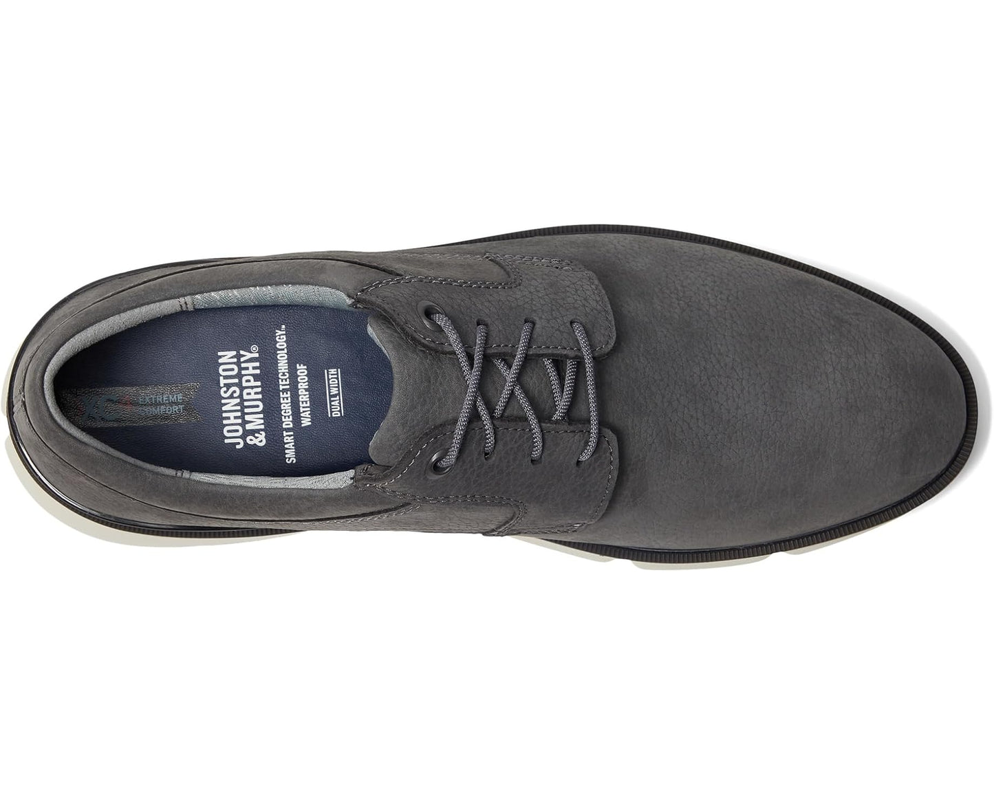 Men's Johnston & Murphy XC4 Tanner Plain Toe Dark Grey