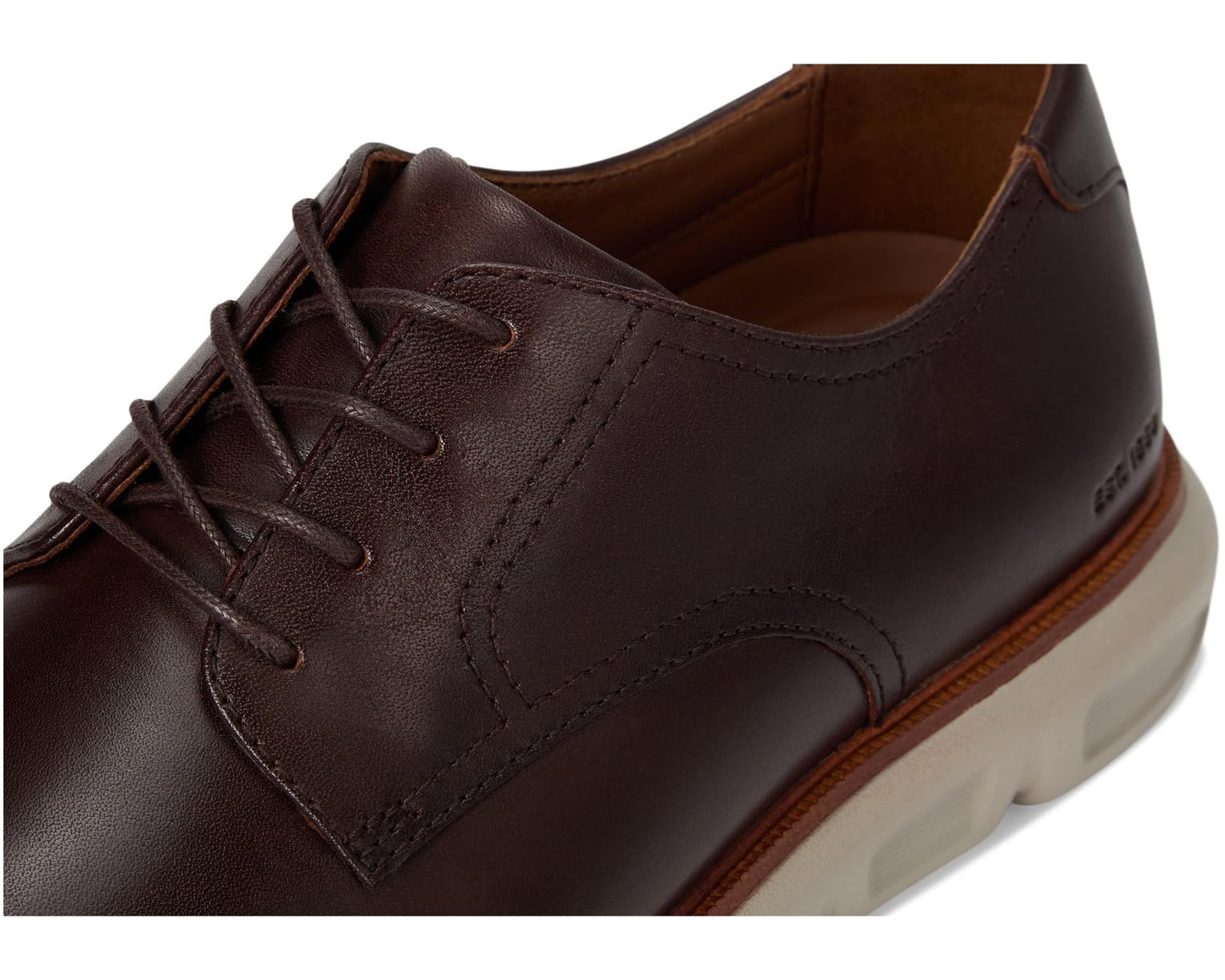 Men's Johnston & Murphy Larkin Plain Toe Mahogany Italian Calfskin