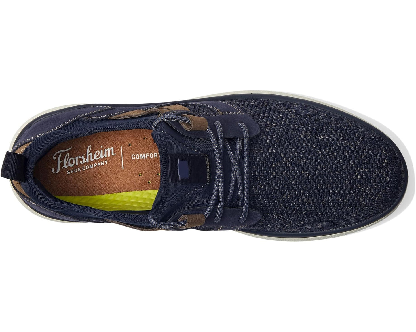 Men's Florsheim Venture Knit Plain Toe Sneaker Navy