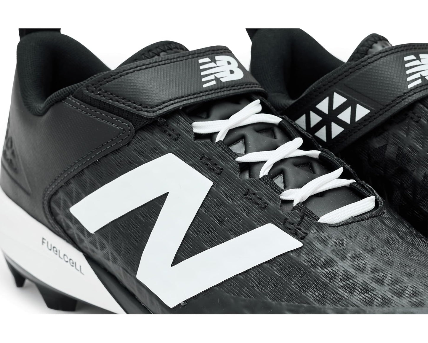 Men's New Balance Fuelcell 4040 V8 Molded Baseball Cleats Black/White