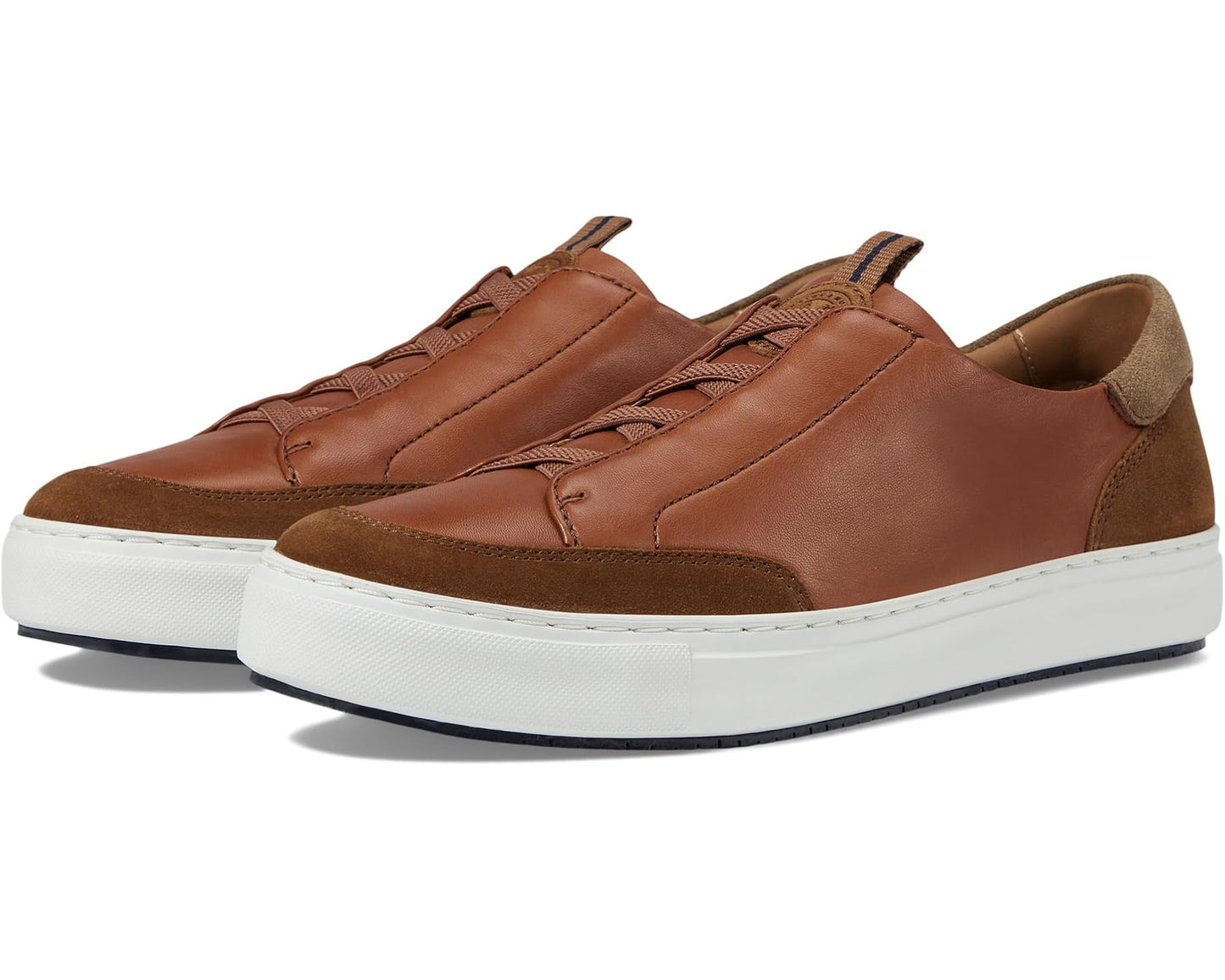 Men's Johnston & Murphy Collection Anson Stretch Lace To Toe Cognac