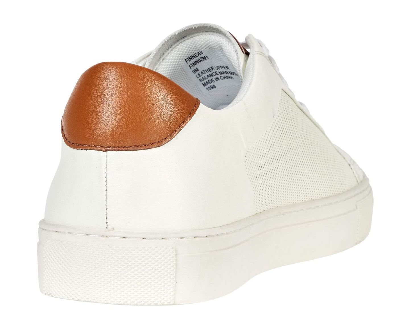 Men's Steve Madden Finneas White/Cognac Leather