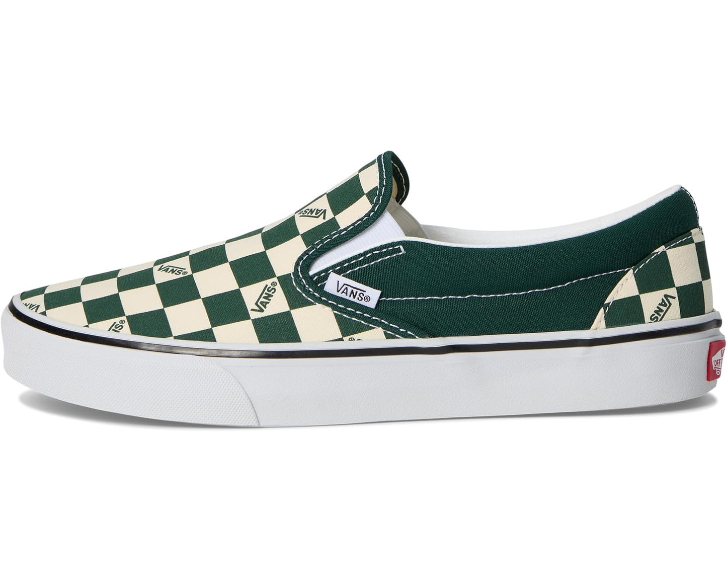 Unisex Vans Classic Slip-on Vans Check Emerald
