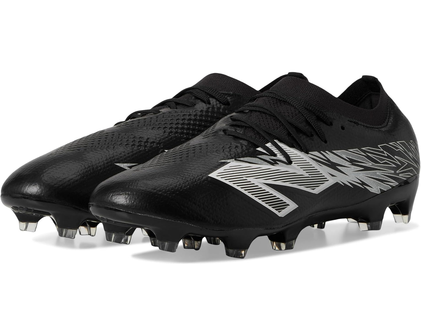 Unisex New Balance Furon Pro FG V8 Soccer Cleats Black/Metallic Silver/White