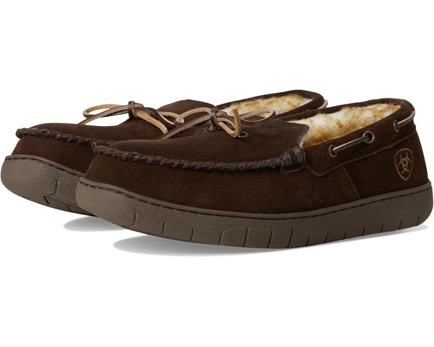 Men's Ariat Harrison Moc Slipper Dark Brown