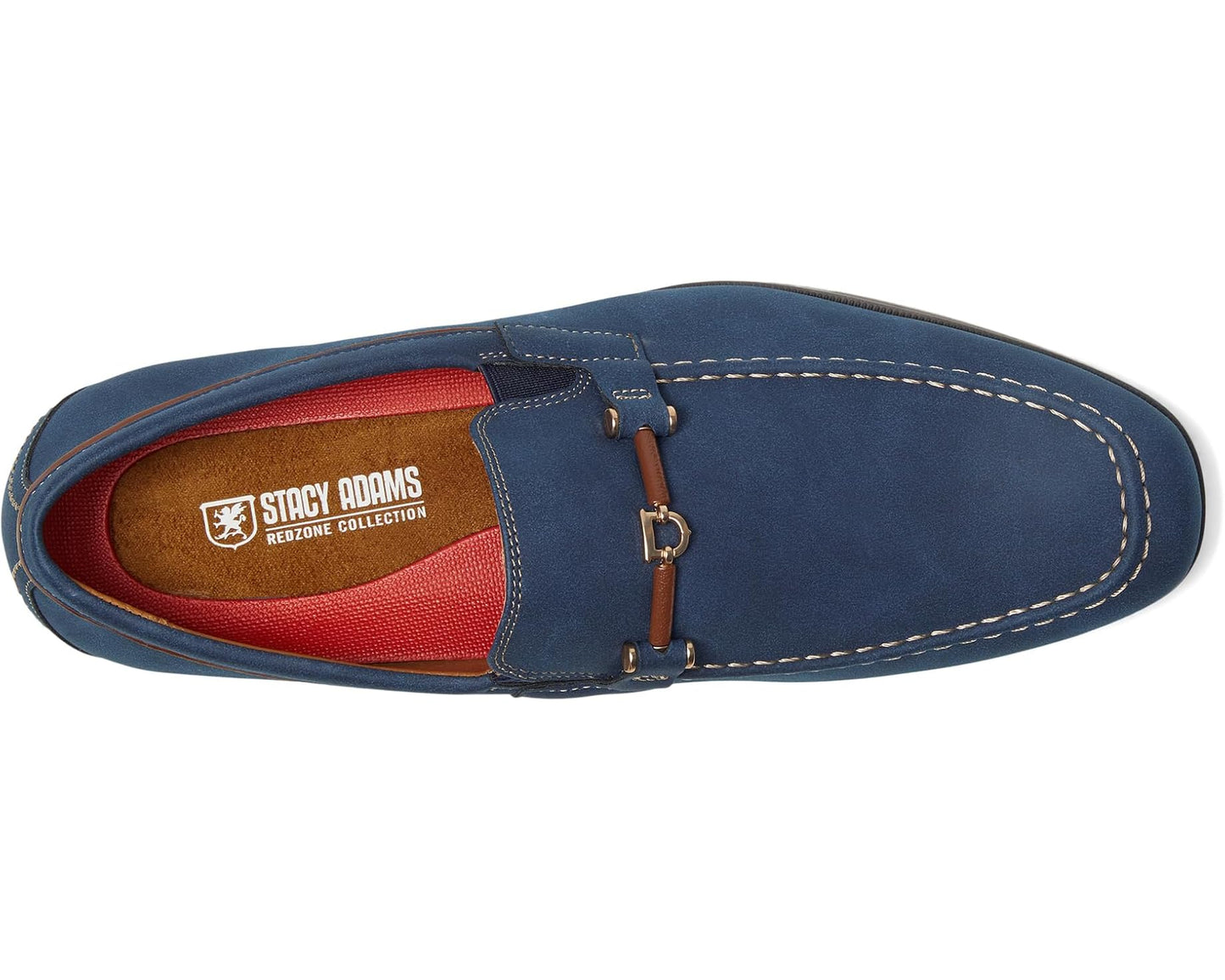 Men's Stacy Adams Richardson Moc Toe Slip-On Navy