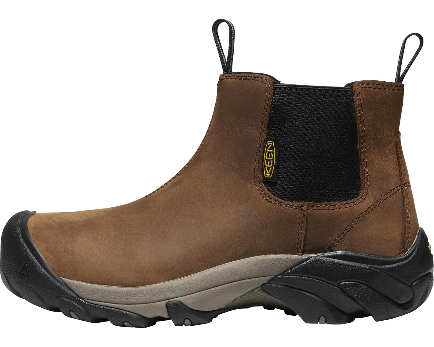 Men's KEEN Utility Lansing Chelsea Steel Toe Dark Earth/Brindle