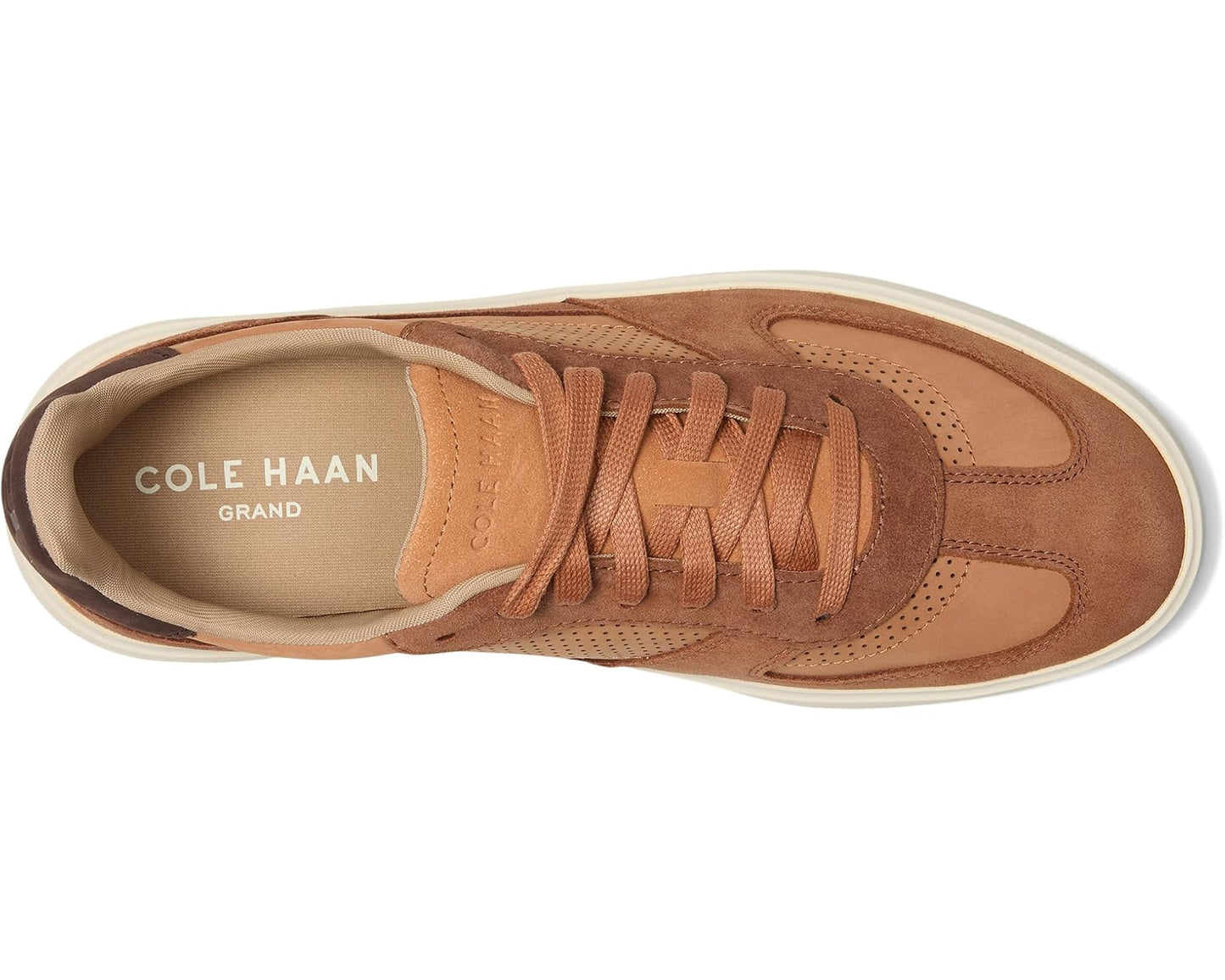 Men's Cole Haan Grand Crosscourt Modern Turf Sneaker British Tan/Natural Tan/Ivory