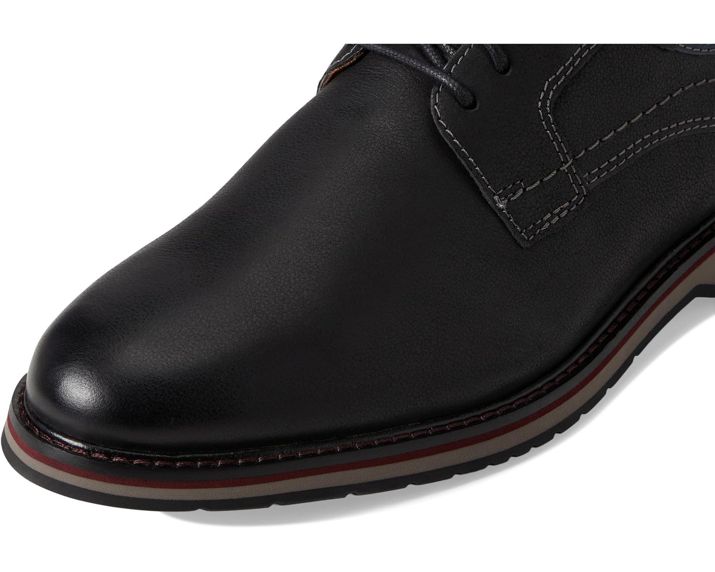 Men's Clarks Monahan Plain Black Leather
