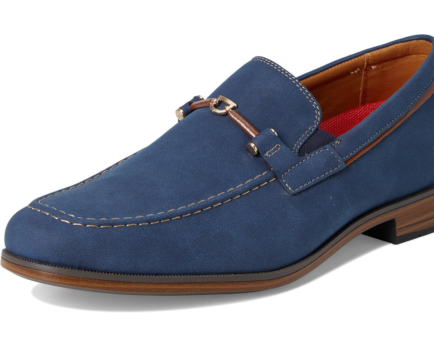 Men's Stacy Adams Richardson Moc Toe Slip-On Navy