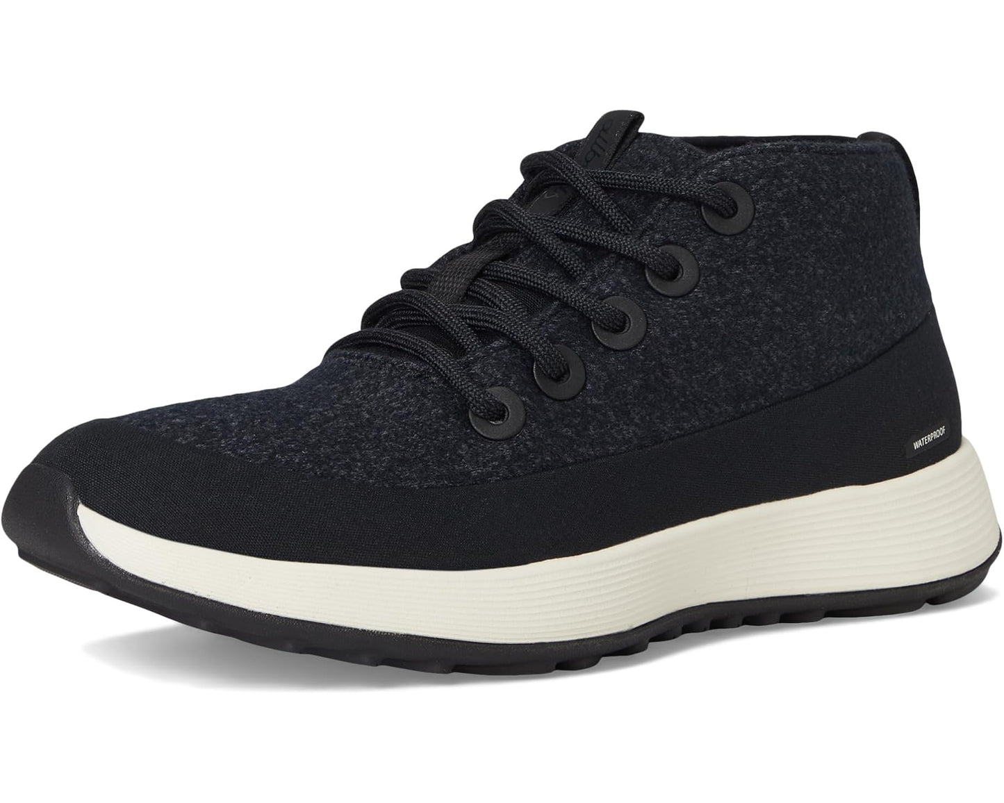 Men's Allbirds Wool Runner NZ Mid Waterproof Natural Black (Natural White)