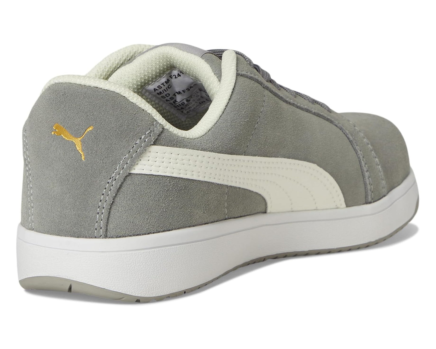 Men's PUMA Safety Iconic Suede Low ASTM SD Grey/White