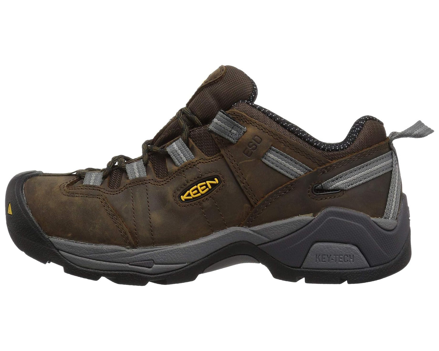 Men's KEEN Utility Detroit XT Steel Toe ESD Cascade Brown/Gargoyle