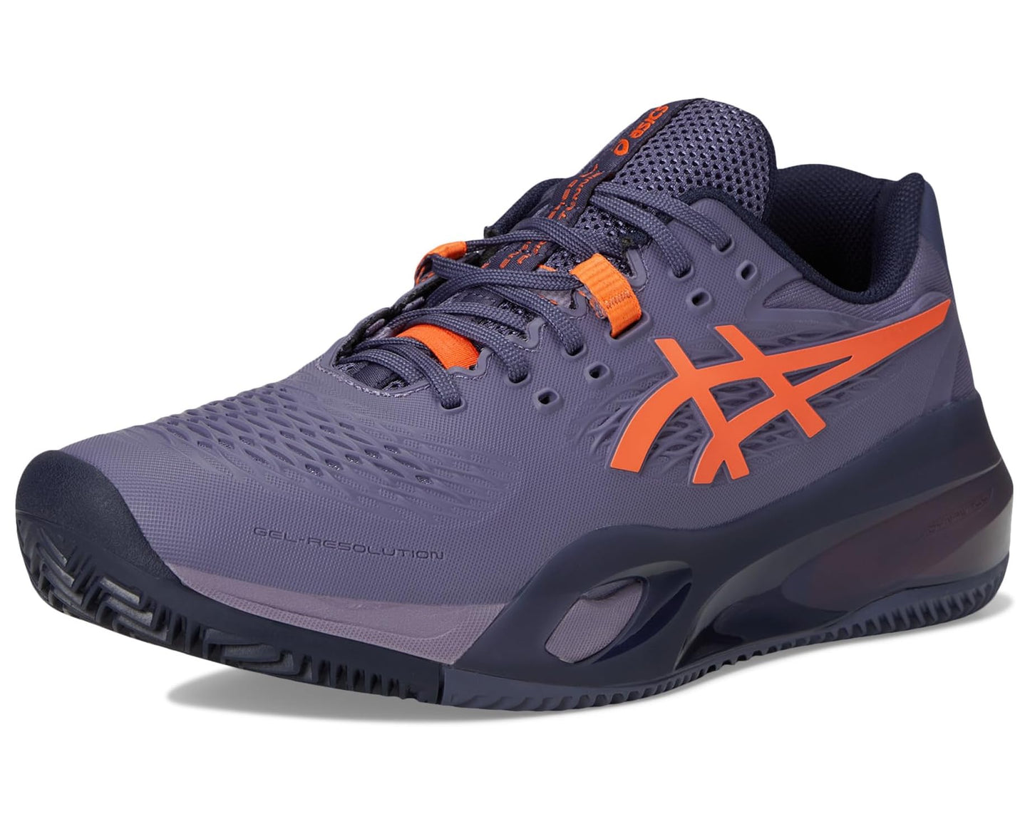 Men's ASICS Gel-Resolution X Clay Greyish Purple/Nova Orange