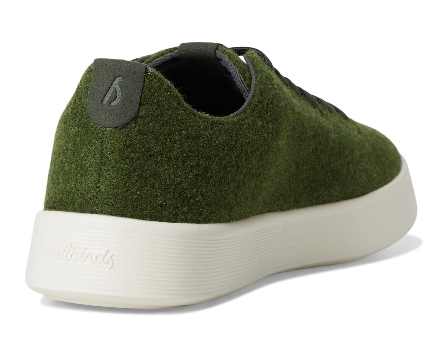 Men's Allbirds Wool Cruiser Forest Green (Natural White)