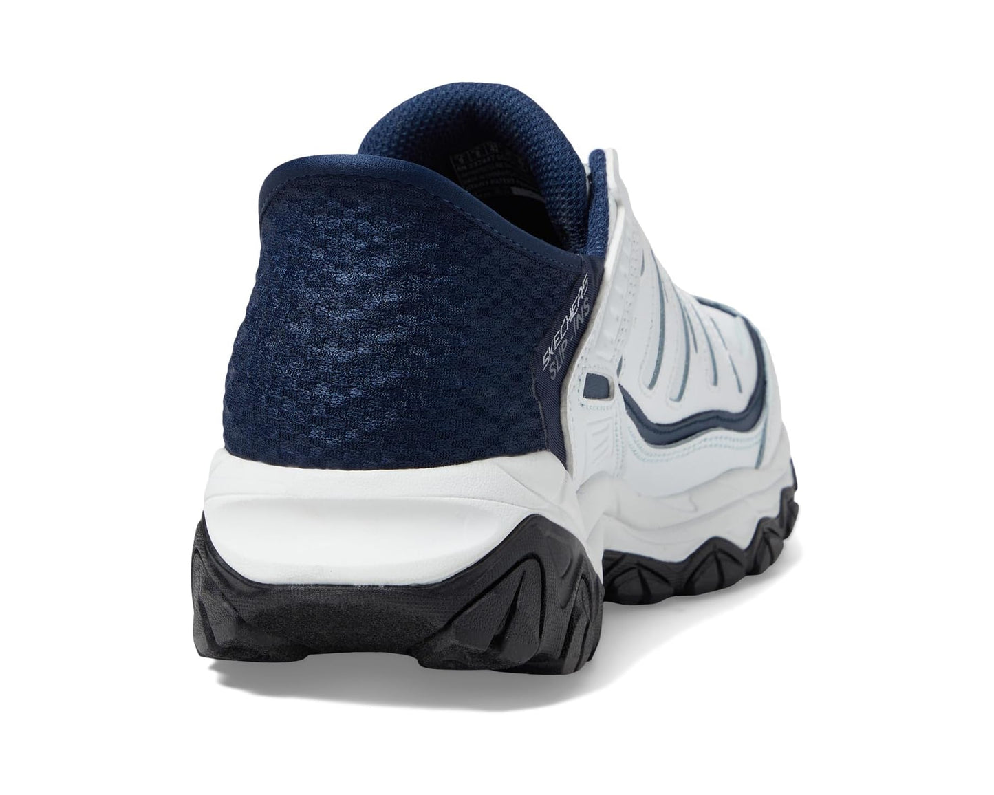 Men's SKECHERS Afterburn M. Fit Grill Captain Hands Free Slip-Ins White/Navy