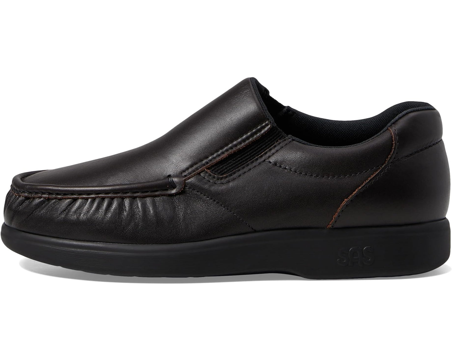Men's SAS Side Gore Slip On Comfort Loafer Cacao