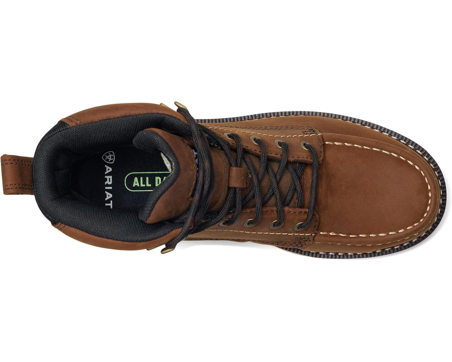 Men's Ariat Rebar Lift 6 Waterproof Composite Toe Work Boots Distressed Brown