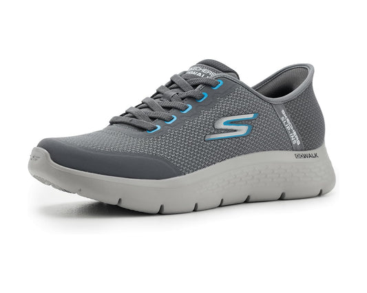 Men's SKECHERS Performance Hands Free Slip-ins Go Walk Flex - Netro Sneaker Charcoal