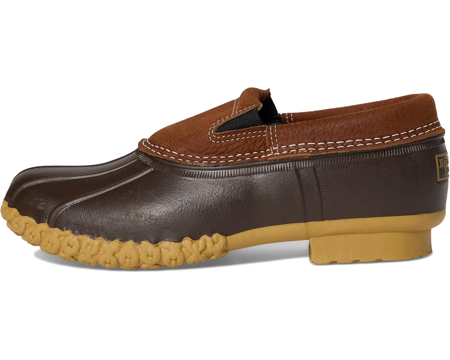 Men's L.L.Bean Rubber Moc Slip-On Allspice/Bean Boot Brown/Gum
