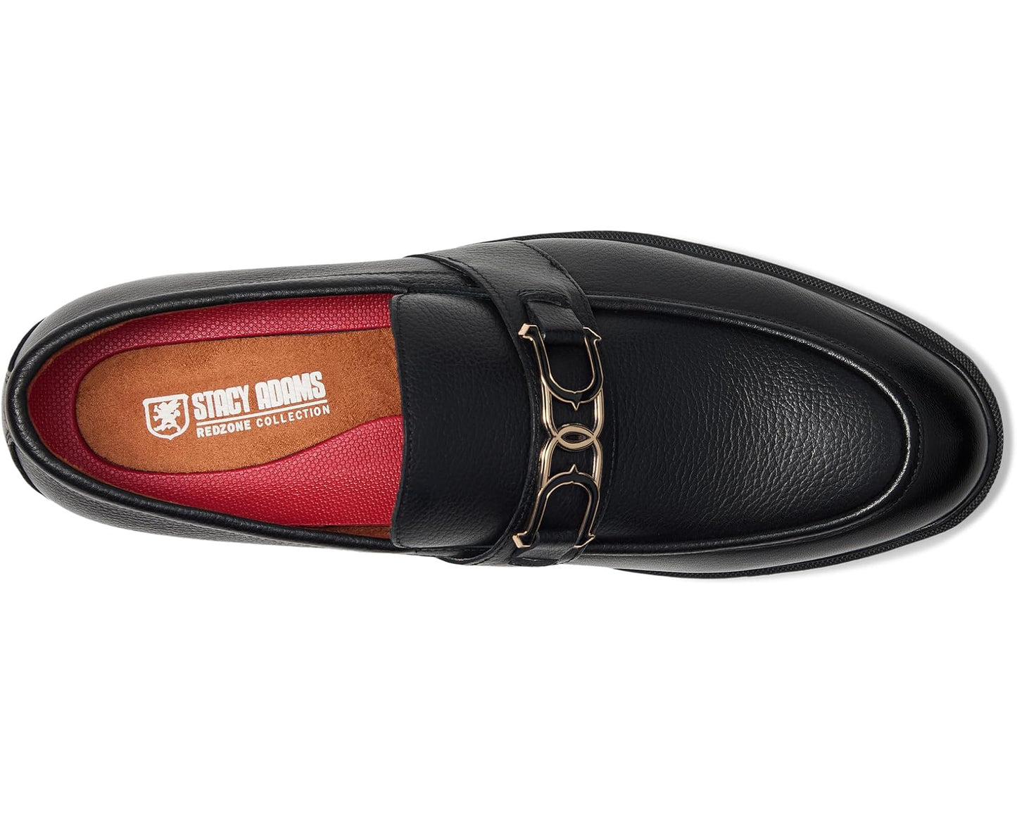 Men's Stacy Adams Todridge Moc Toe Slip-On Loafer Black Tumble