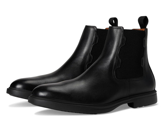 Men's Stacy Adams Townsend Chelsea Boots Black Tumble