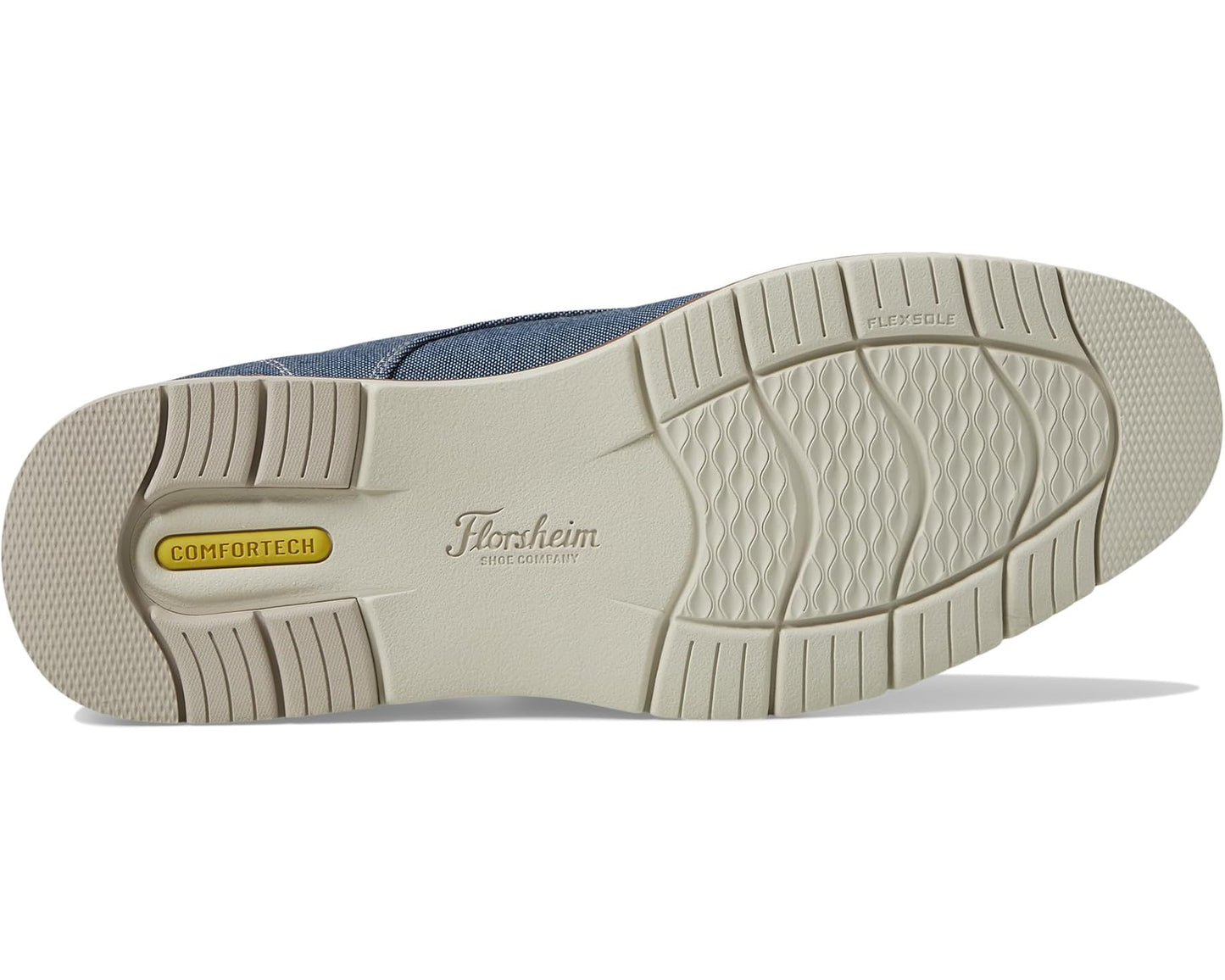 Men's Florsheim Vibe Canvas Plain Toe Oxford Blue