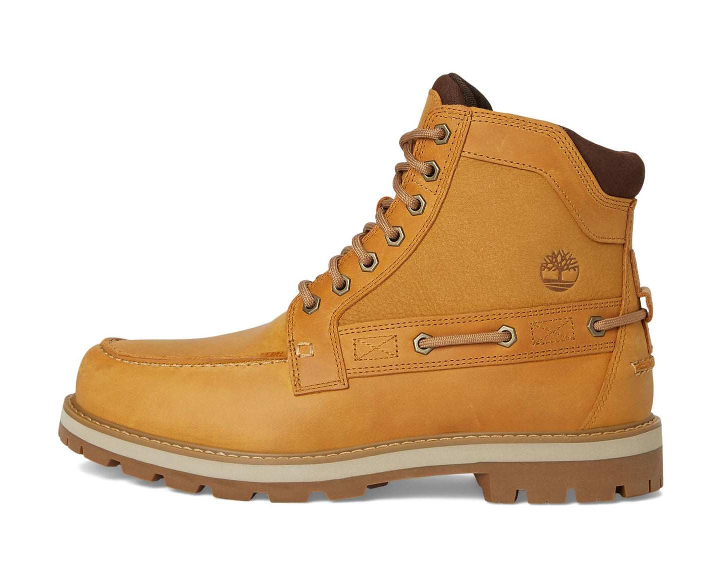 Men's Timberland Britton Road Mid Lace Up Waterproof Wheat Full Grain