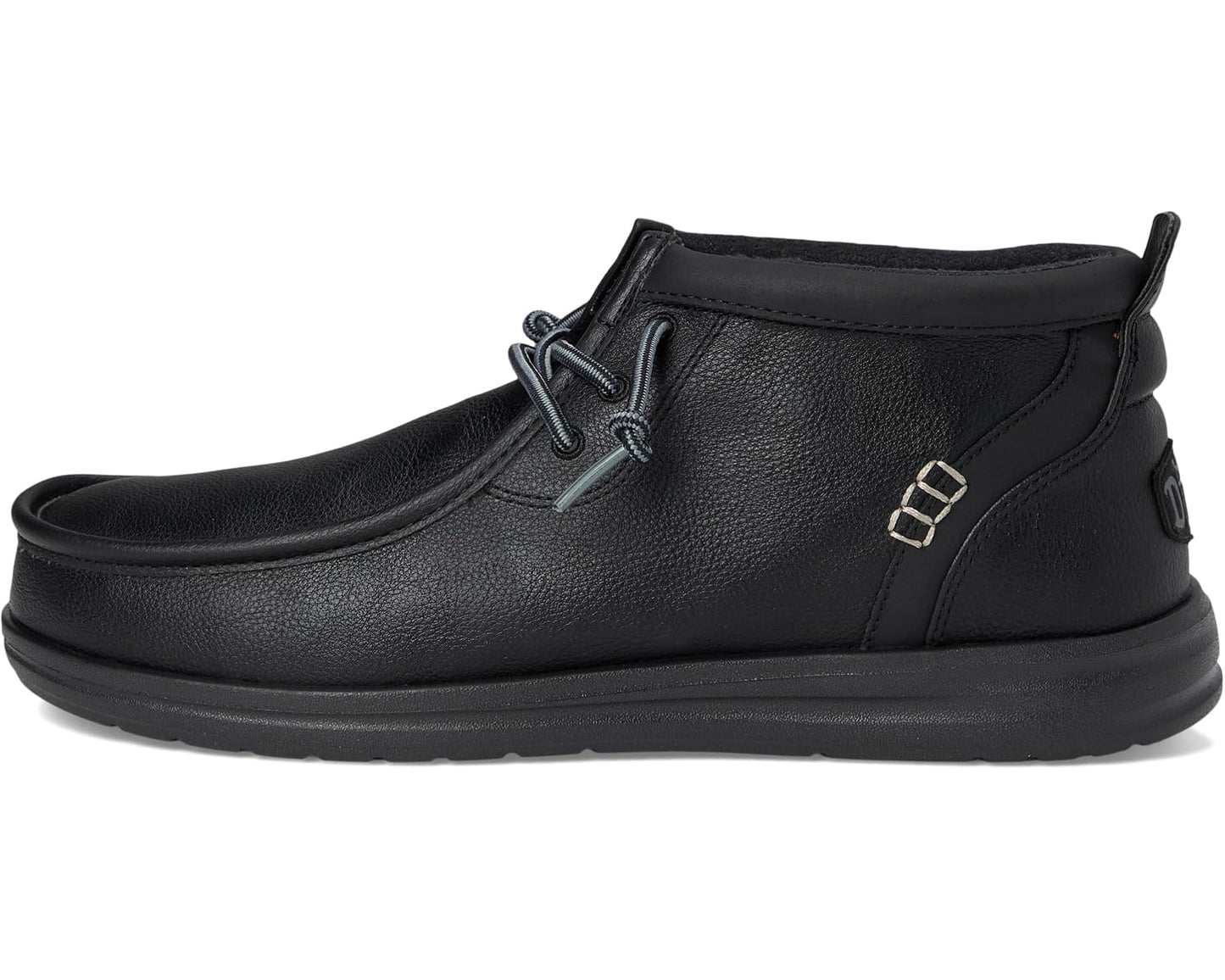 Men's Hey Dude Wally Mid GripR Classic Black/Black