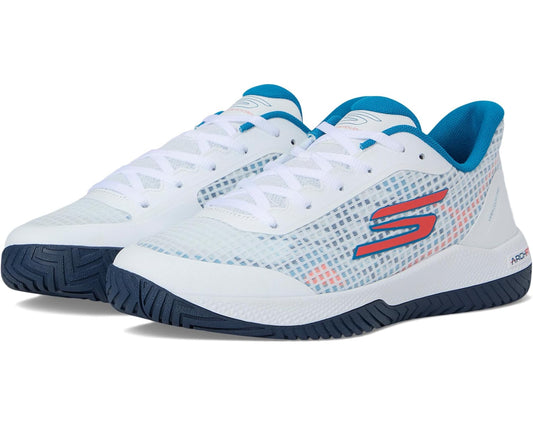 Men's SKECHERS Pickleball Viper Court Pro Sneaker White/Turquoise