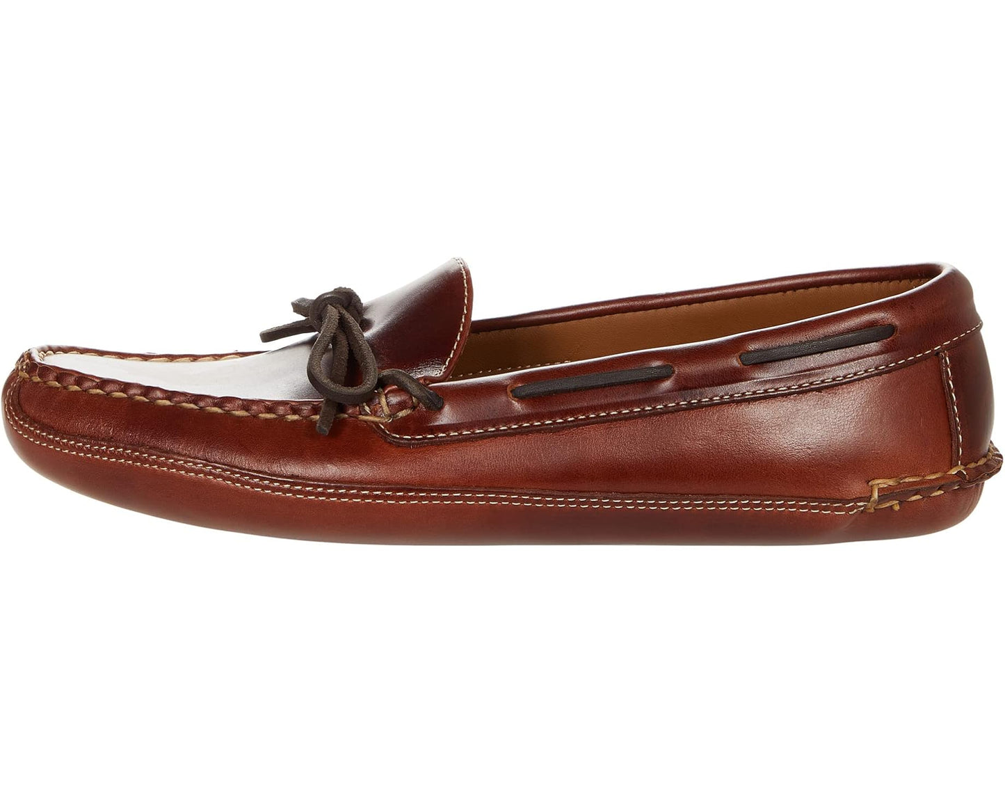 Men's L.L.Bean Leather Double-Sole Slipper Leather Lined Brown