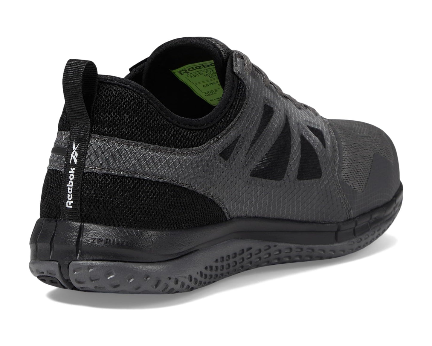 Men's Reebok Work Zprint Work Dark Grey/Black
