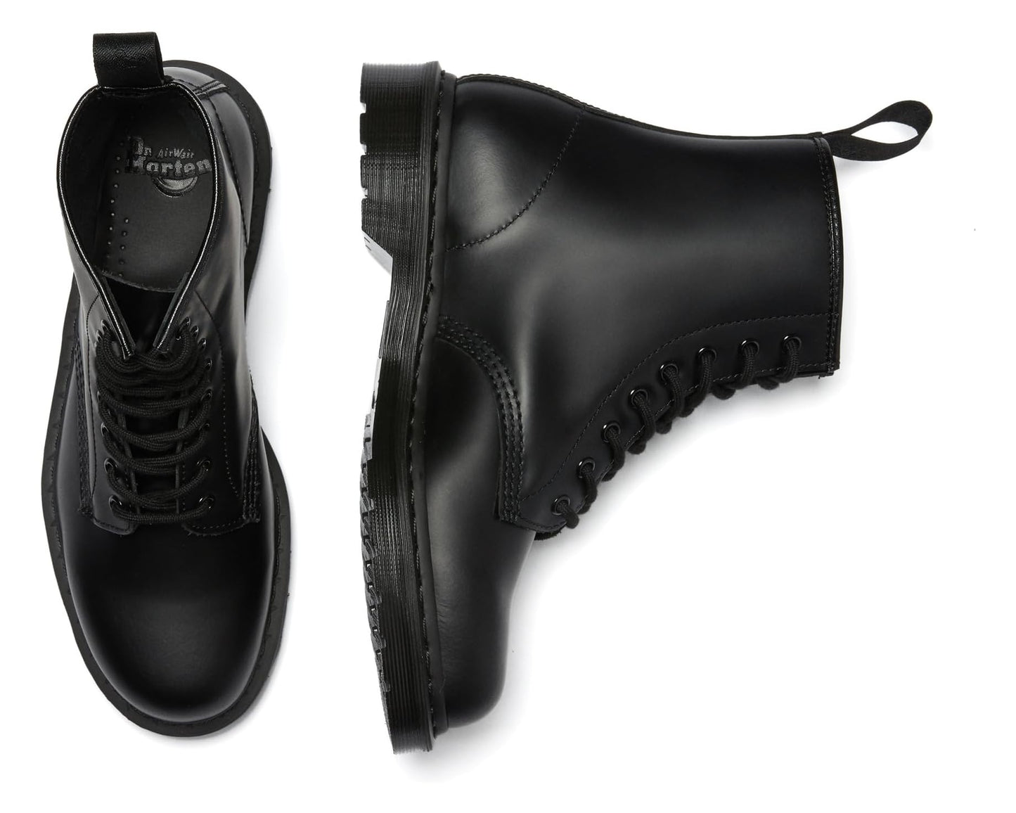 Unisex Dr. Martens 1460 Mono Boots Black Smooth