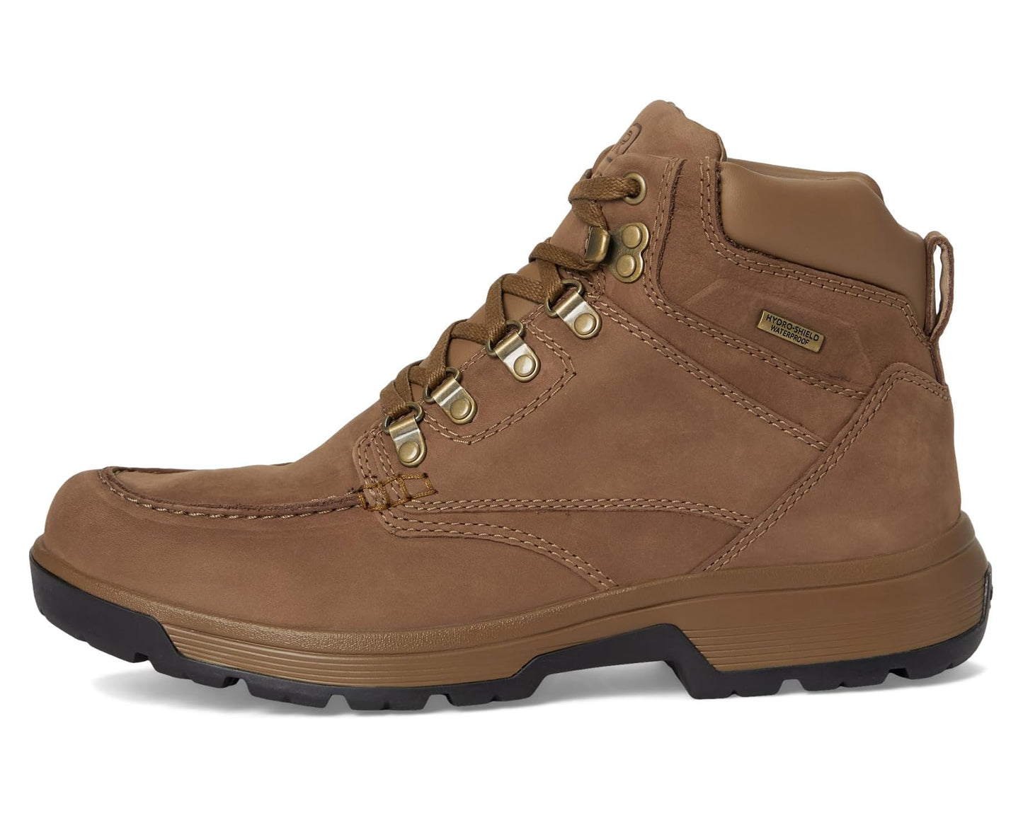Men's Rockport Ezra Waterproof Boots Taupe Leather